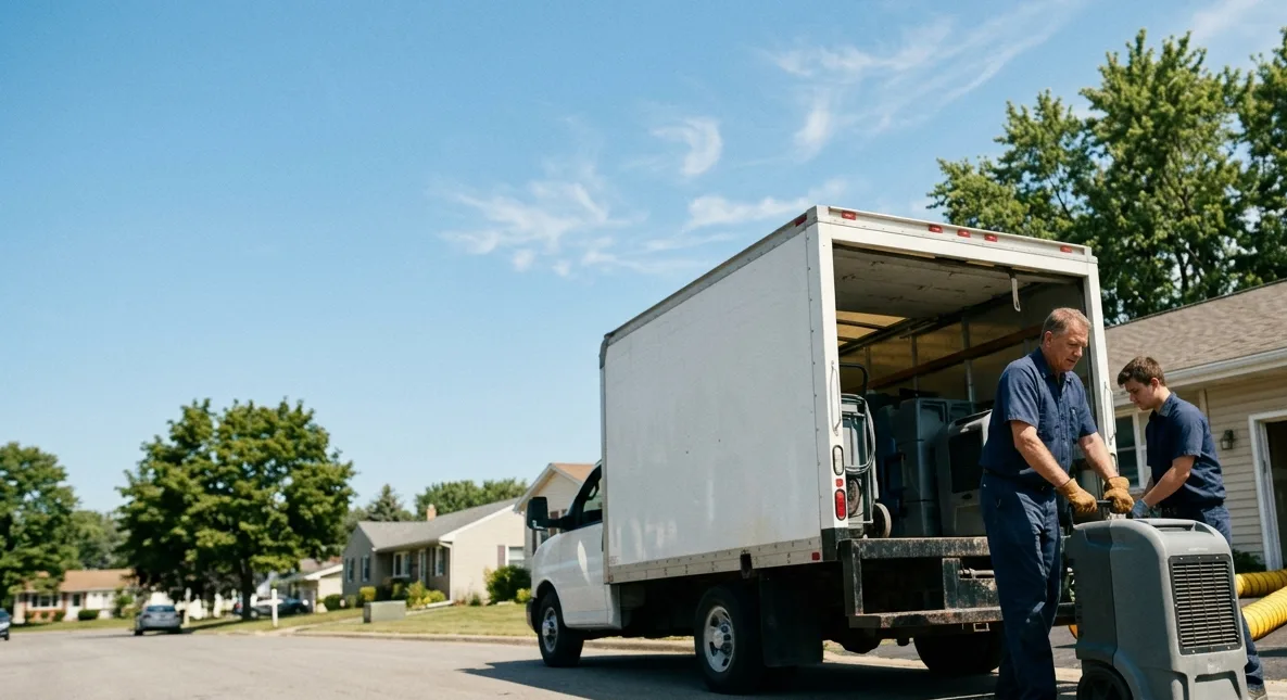 Water Damage Cleanup in Shadyside, OH near me